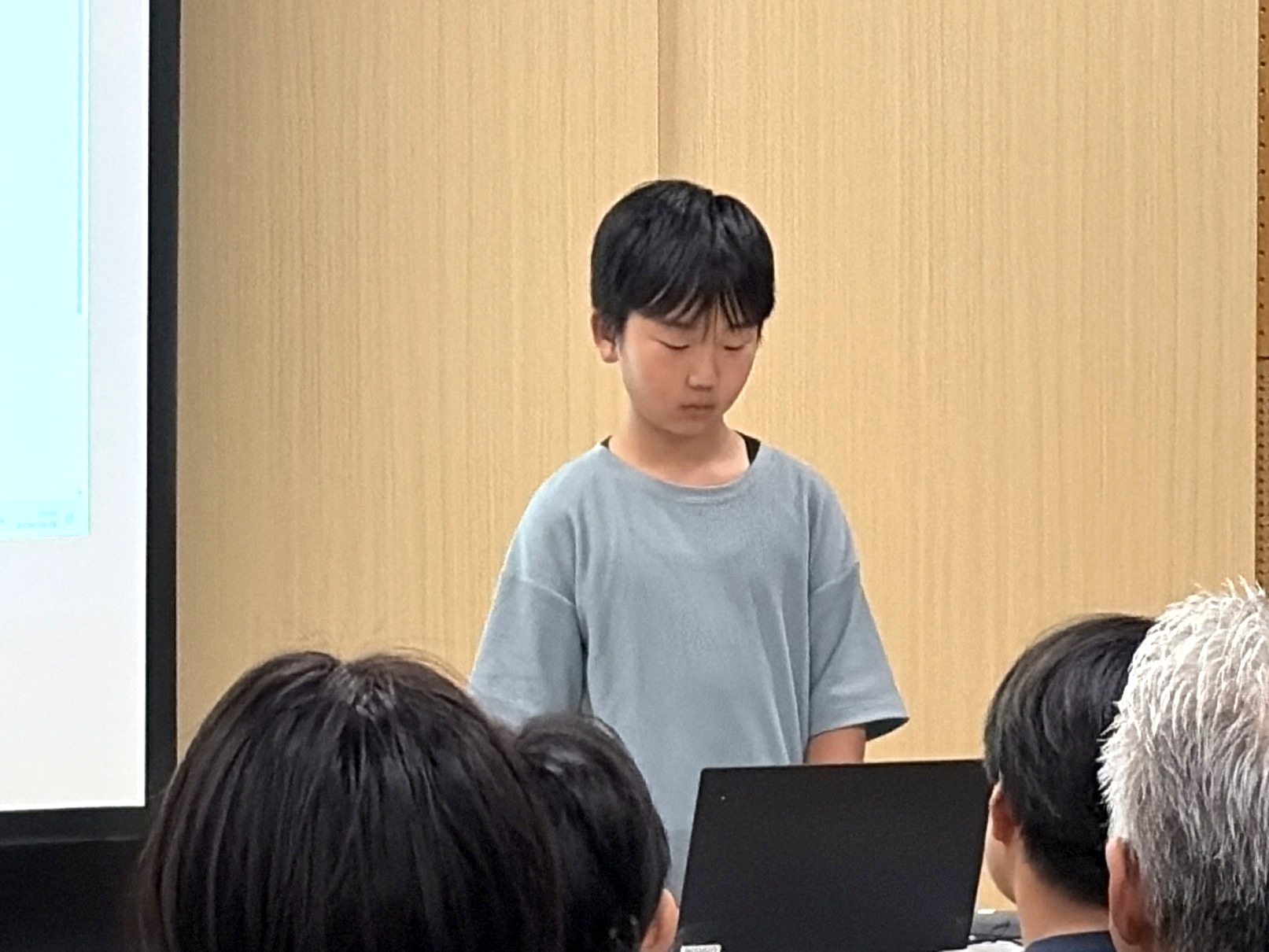 発表者2 Ｔ君の発表の写真3