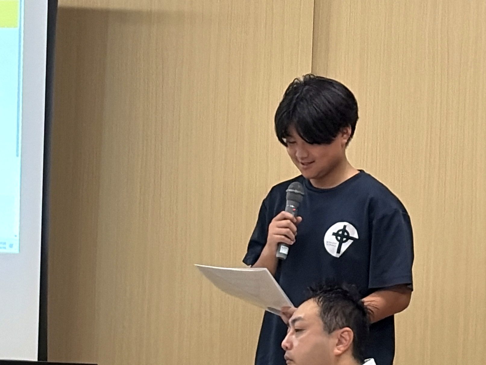発表者4 Ｓ君の発表の写真1