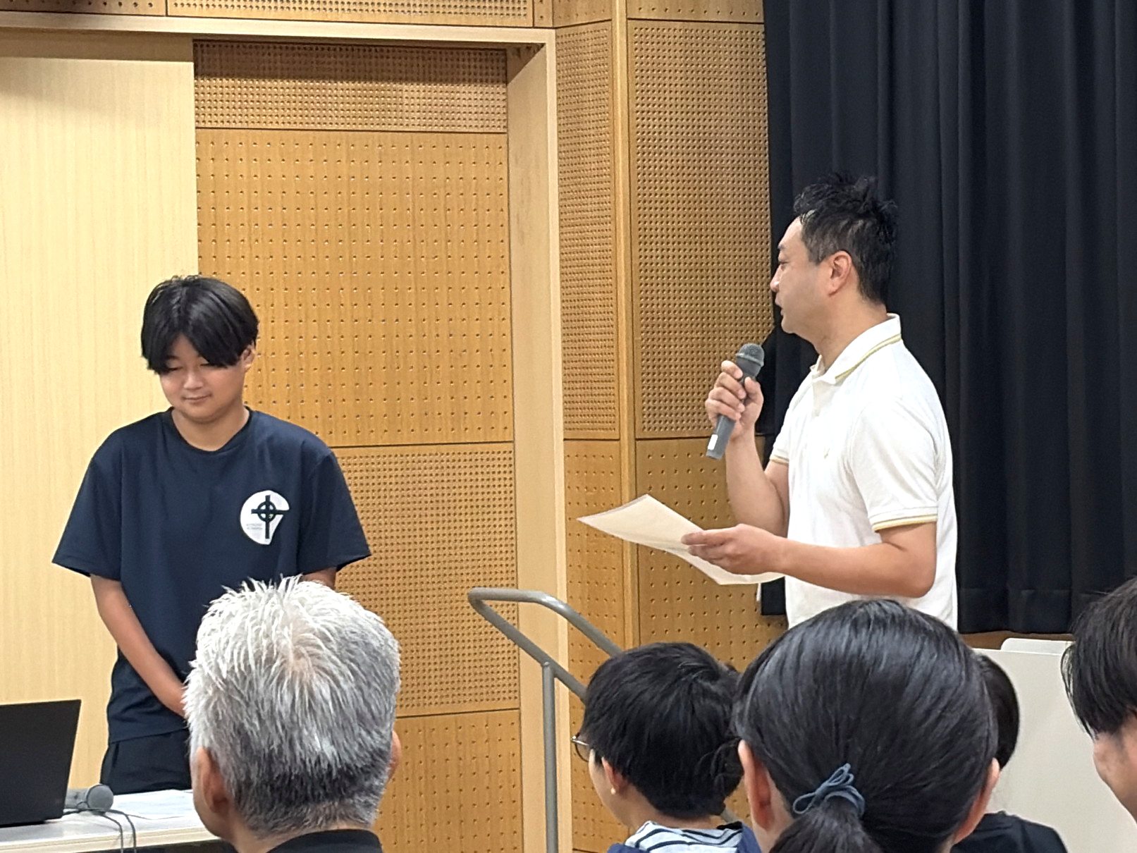 発表者4 Ｓ君の発表の写真2