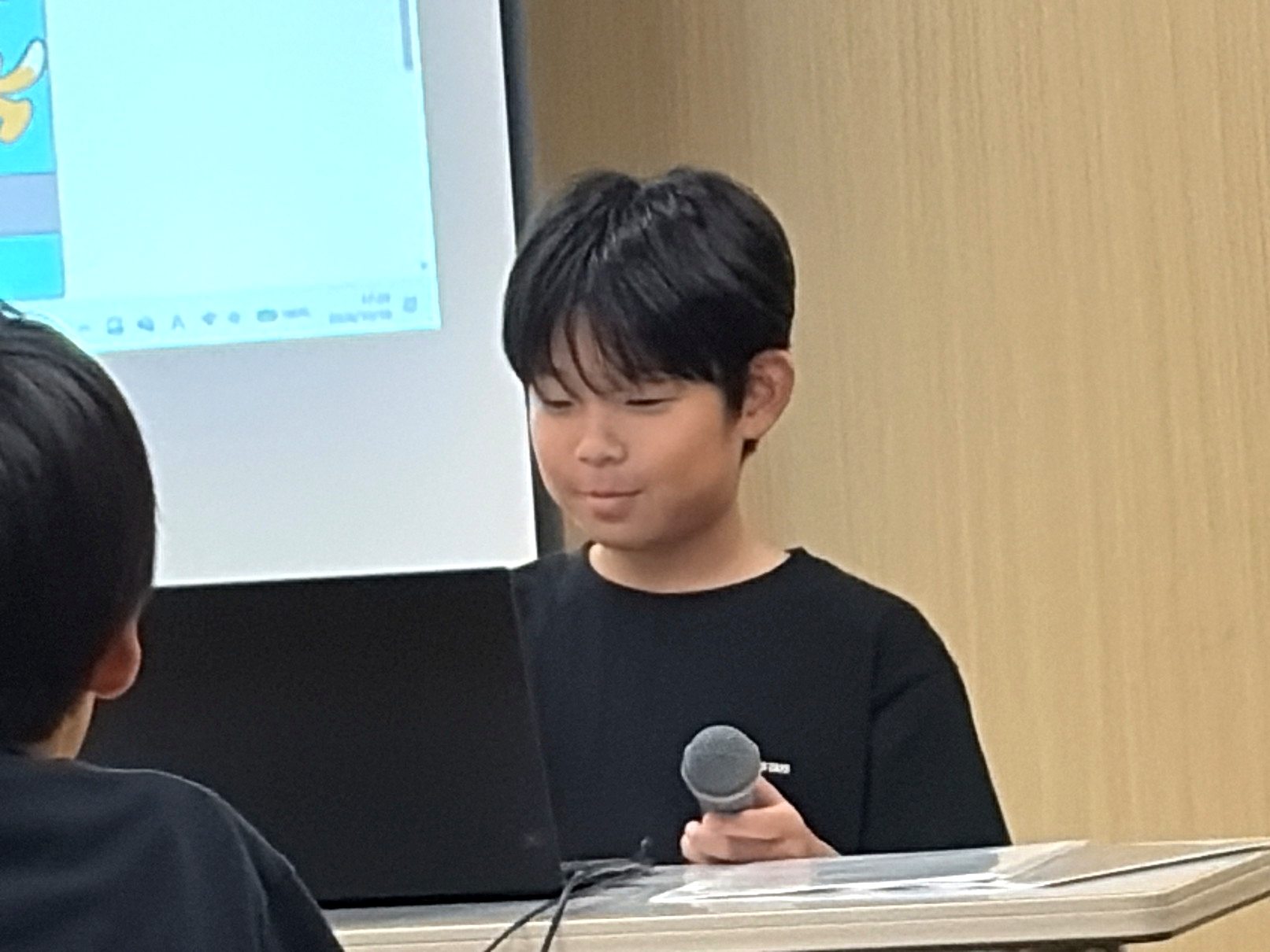 発表者6 Ｔ君の発表の写真1